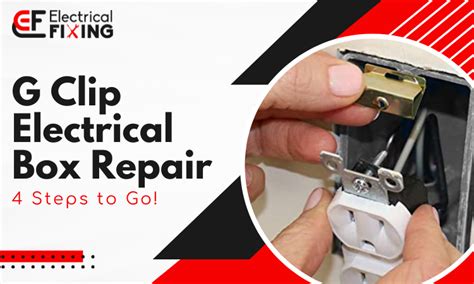 g-clip electrical box repair lowe's|g clip replacement.